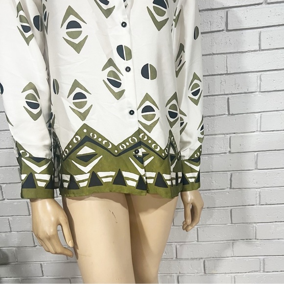 Zara Geometric Print Effect Shirt - Picture 3 of 8